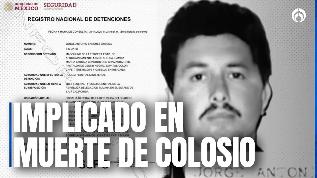 Detienen a exagente del Cisen, presunto segundo tirador en asesinato de Luis Donaldo Colosio
