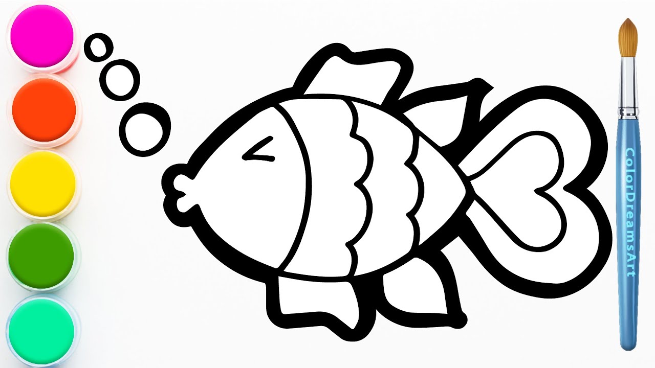 How to Draw a Fish | Step by Step