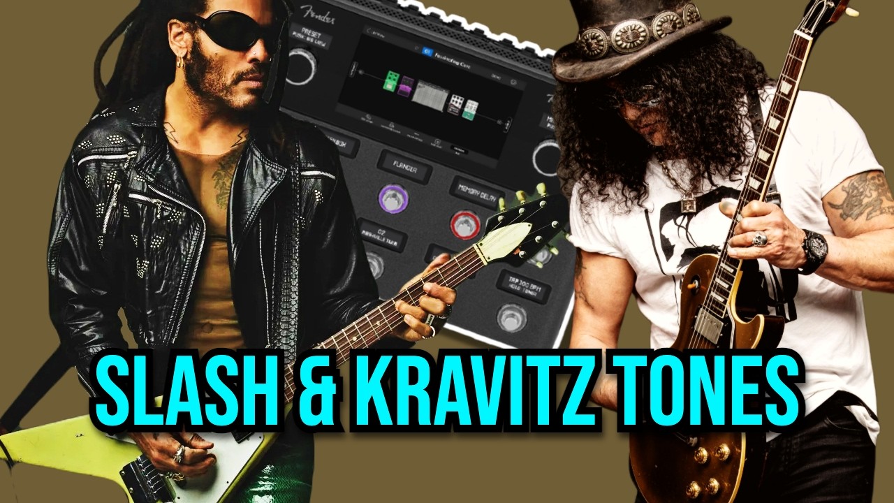 SLASH & Lenny Kravitz tones in 3 Fender Tone Master Pro presets!