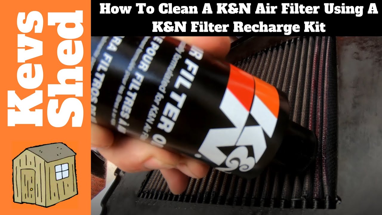 Cleaning a K&N Air Filter With a K&N Filter Recharge Kit