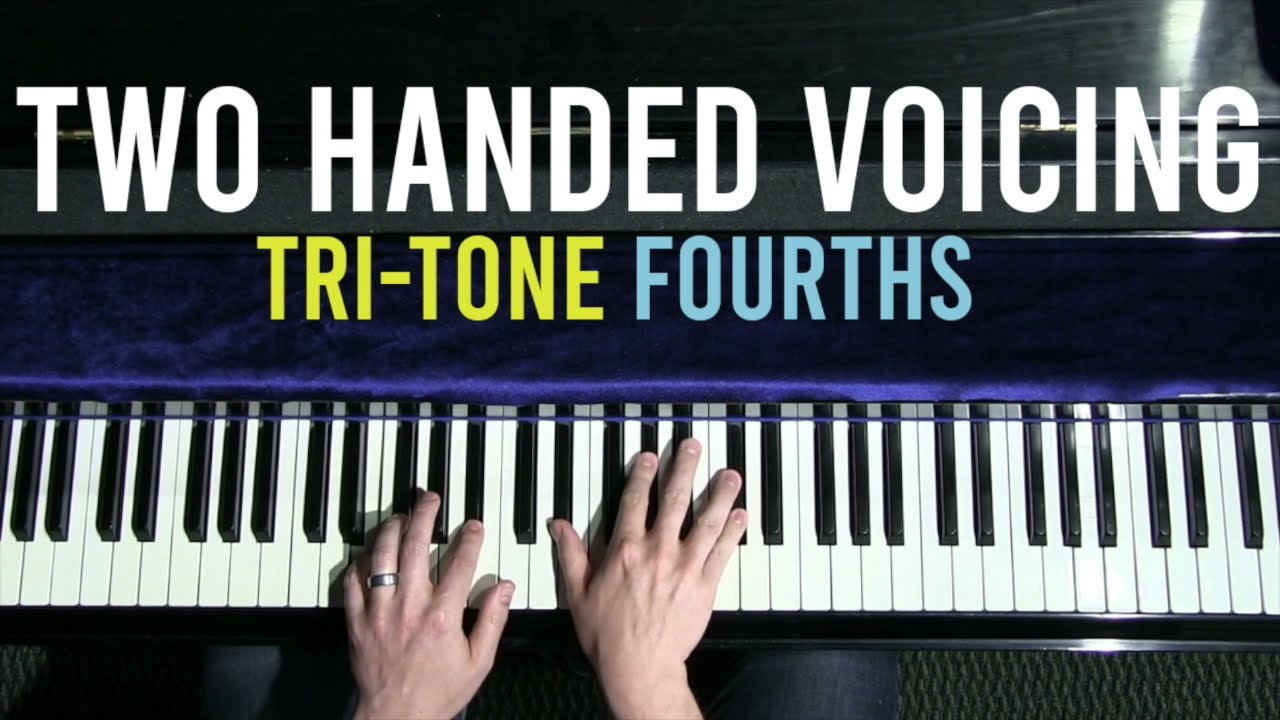 Two Handed Chord Voicing | Tri-tone Fourths | Jazz Piano: Short Practice Ideas
