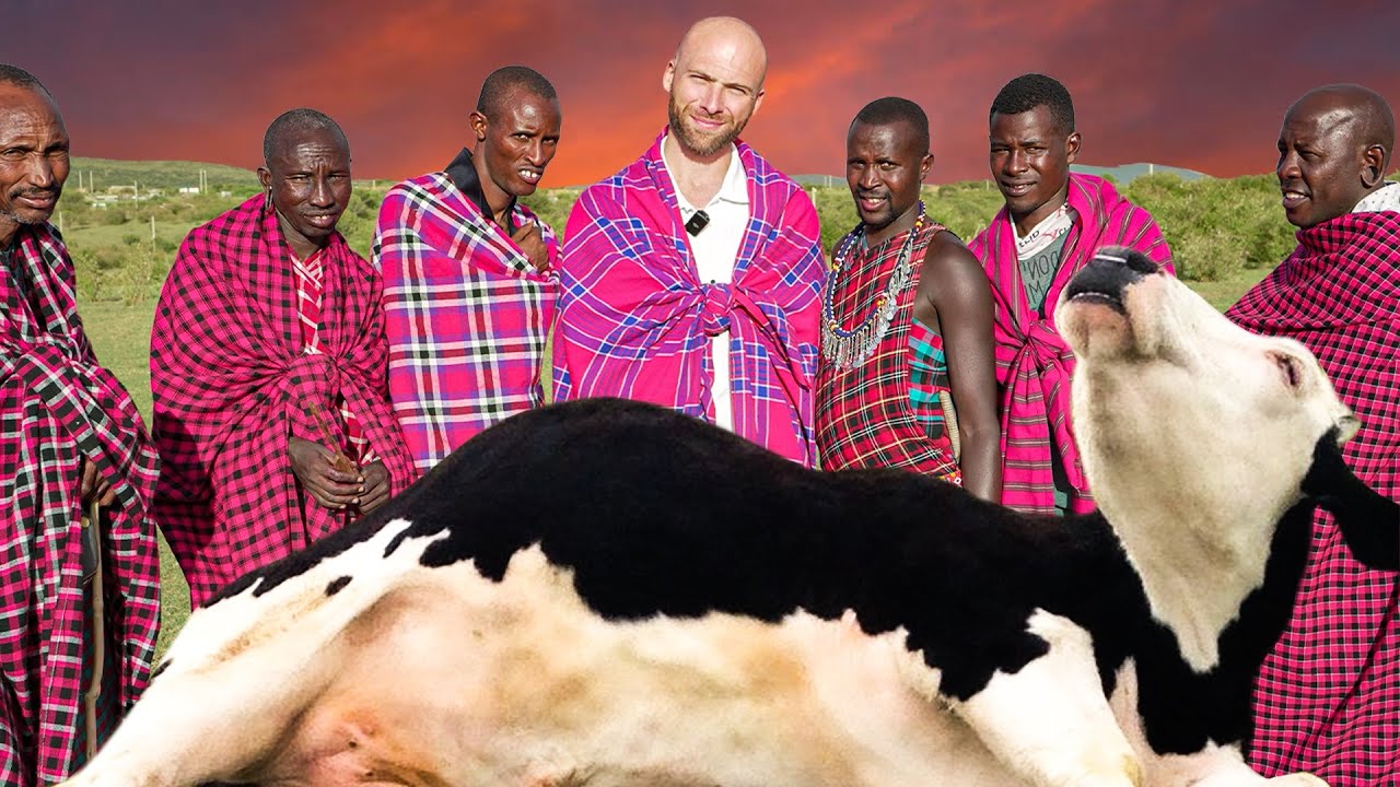 I Ate with the Maasai Tribe in Kenya! Tribal Food in East Africa!