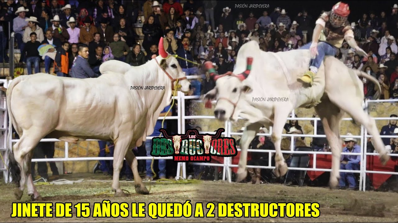 Tiene 15 años y le quedó a 2 DESTRUCTORES DE MEMO OCAMPO en Tonatico EdoMex 2024 | Jaripeo Completo