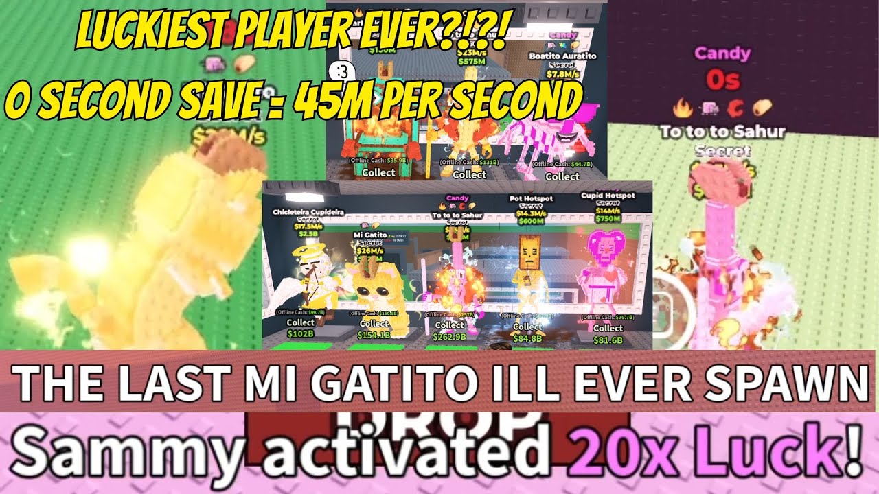 45M Per Second To To To Sahur at 0 Seconds Left | Valentine’s Update (SAB)