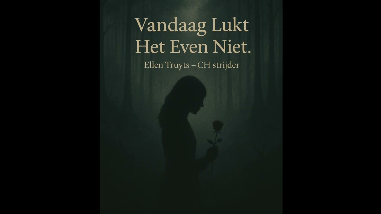 Vandaag Lukt Het Even Niet. Lyrics door Ellen Truyts. Warmste Week 2025: Onzichtbare Ziekten.