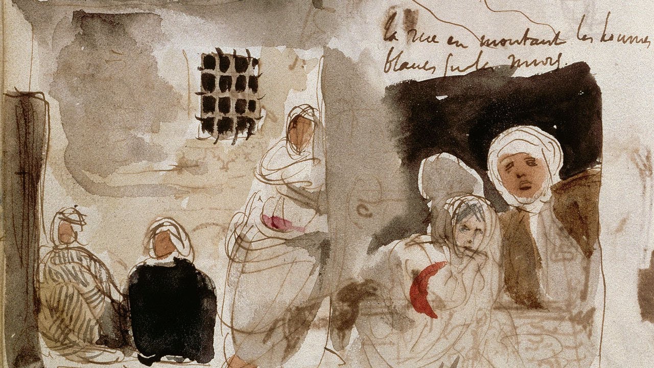 L'&OElig;uvre en sc&egrave;ne : Un carnet du voyage au Maroc de Delacroix