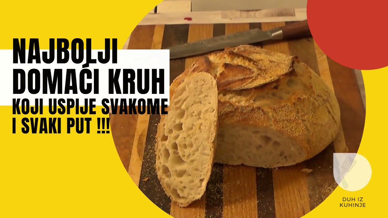Fenomenalni kruh koji se ne mijesi, a uspije svaki put!!!