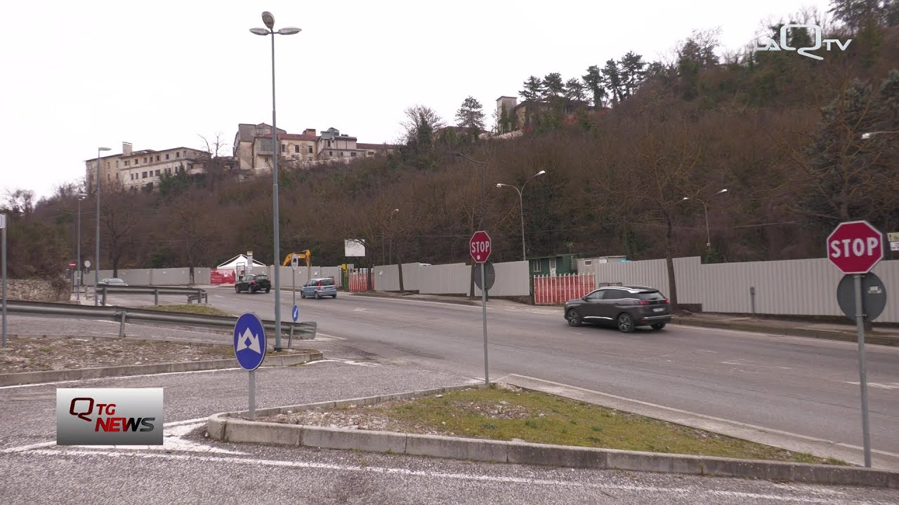 L'Aquila. Parte il cantiere per il nuovo parcheggio su Viale della Croce Rossa