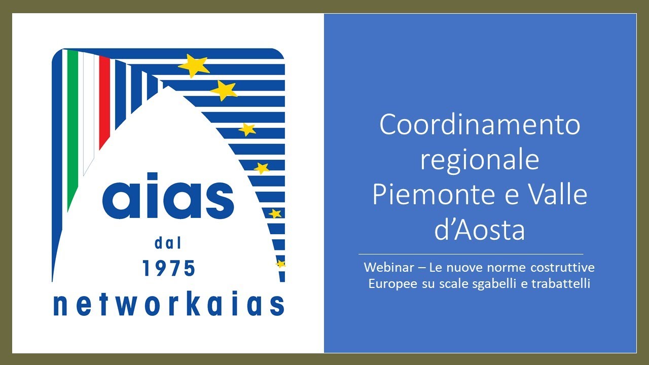 Webinar: Le nuove norme costruttive Europee su scale sgabelli e trabattelli
