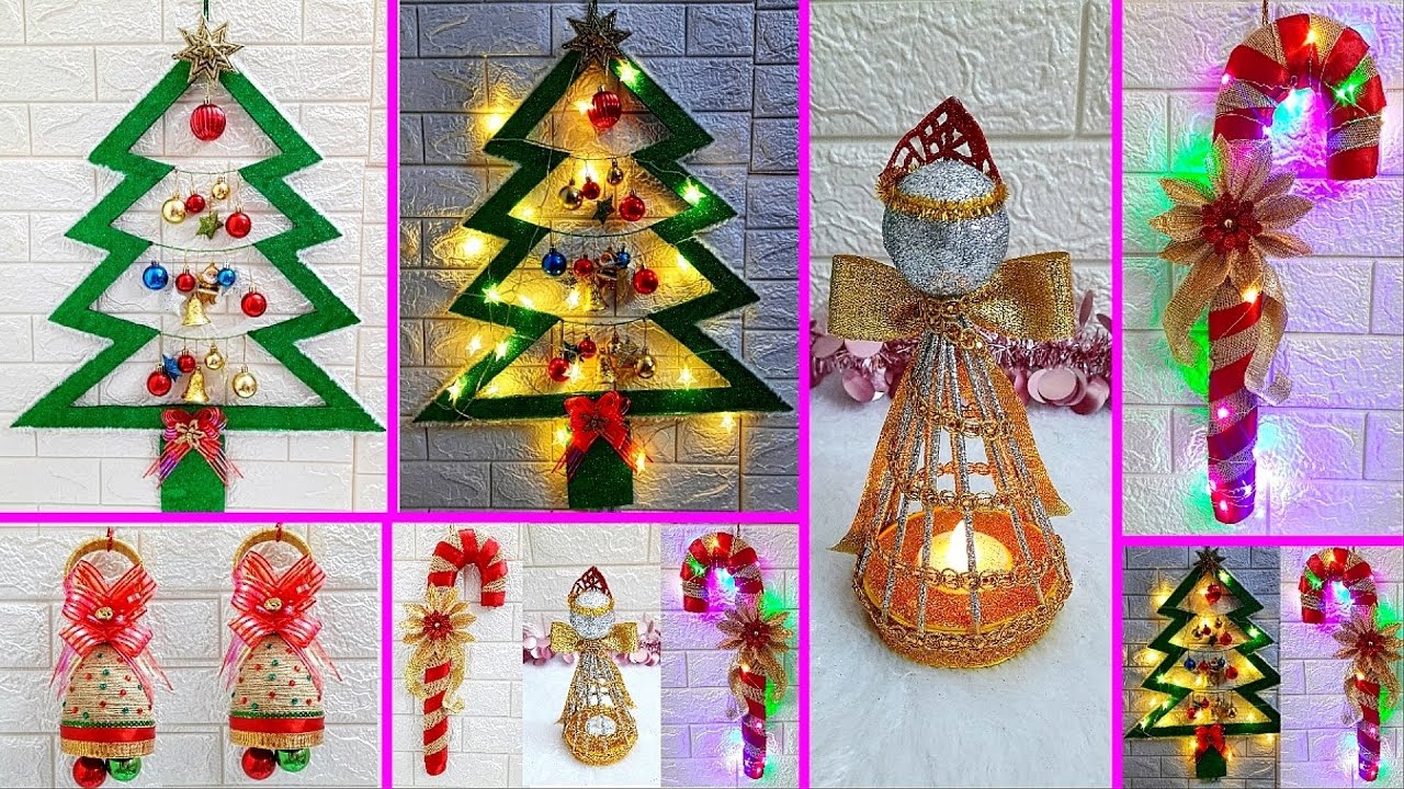 4 Economical Easy Christmas Craft idea | Best out of waste Low budget Christmas craft idea (Part 2)