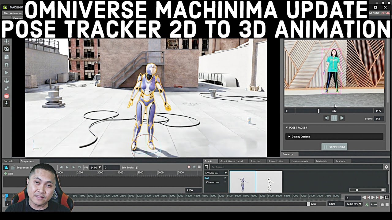 Omniverse Machinima Pose Tracker Tutorial