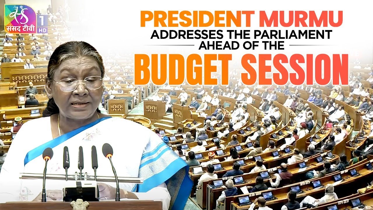 Parliament Budget Session Live: President Murmu addresses both the houses of Parliament