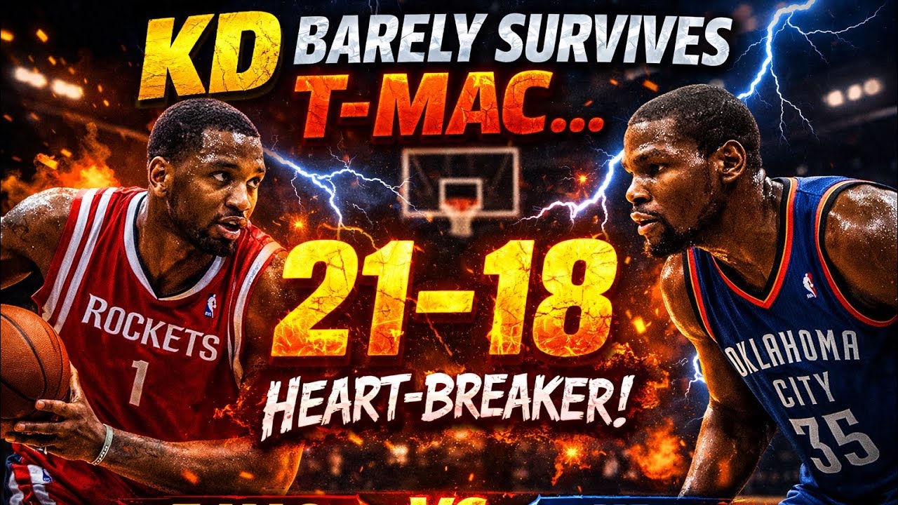 KD Barely Survives T-Mac… 21–18 😳 (Prime vs Prime 1v1) 