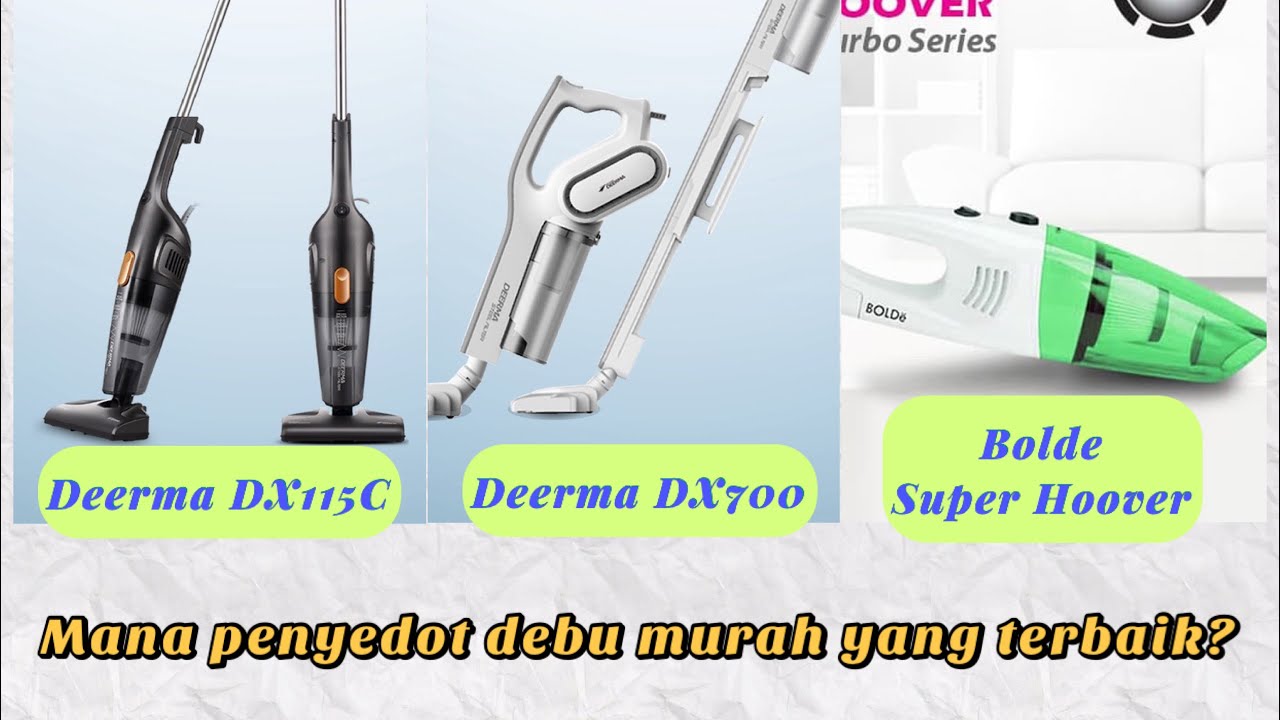 PERBANDINGAN VACUUM CLEANER DEERMA VS BOLDE | WAJIB TONTON SEBELUM CHECKOUT SHOPEE