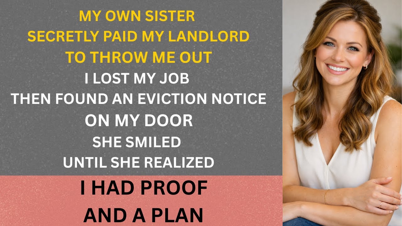 My Sister Secretly Paid My Landlord to Kick Me Out — She Didn’t Expect What Happened After