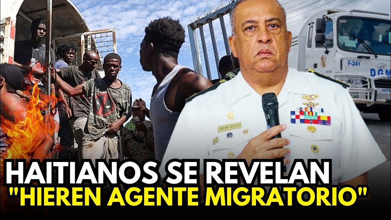 LO ÚLTIMO 🔴 HAITIANOS HIEREN CON ARMA Y GOLPEAN AGENTE DE MIGRACIÓN EN PIANTINI