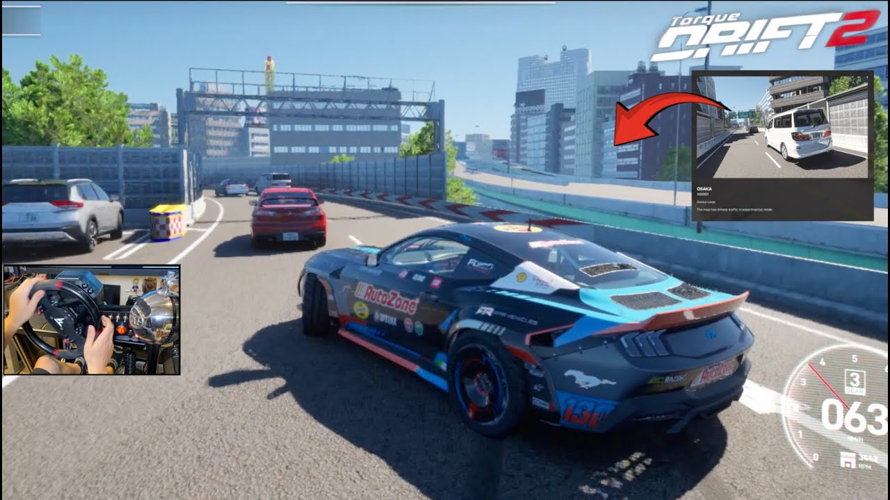 Torque Drift 2 No Hesi MODS - Exploring NEW Highway Map w/TRAFFIC!!