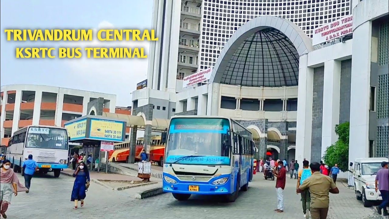 Trivandrum Central KSRTC Bus Terminal, Thiruvananthapuram ksrtc Bus Stand
