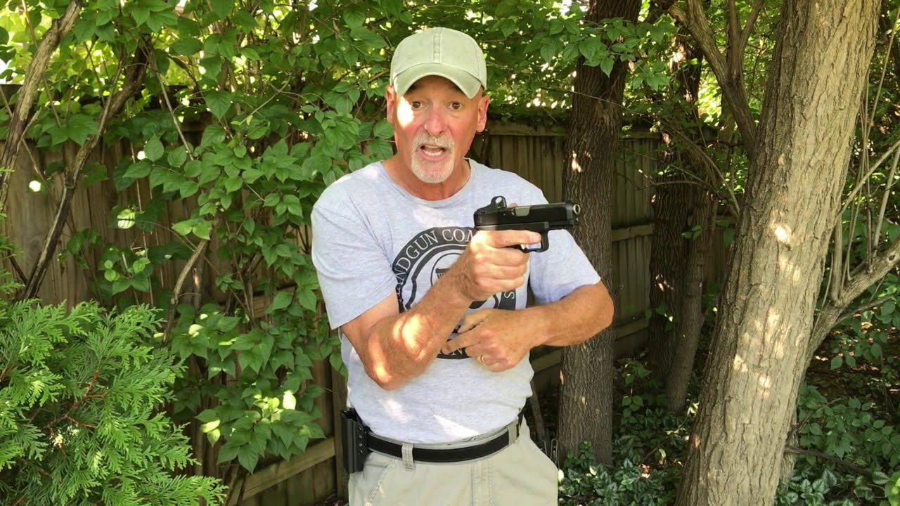 Should you look when holstering your gun?