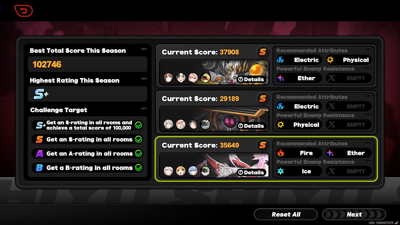 Shiyu Defense Critical Node 4 to 5 Marathon Full Clear S+ (06 Feb 2026) - Zenless Zone Zero