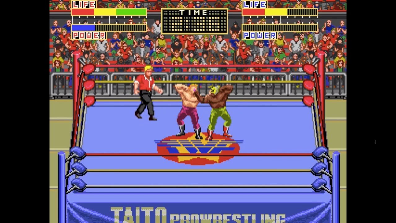 Champion Wrestler Longplay (Arcade Version) -