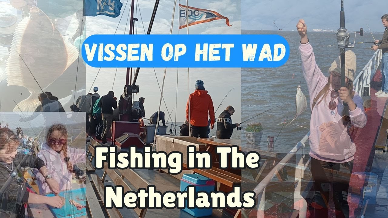 Fishing at the Wadden Sea | Sportvissen #vissen | Netherlands | Shiela Piet