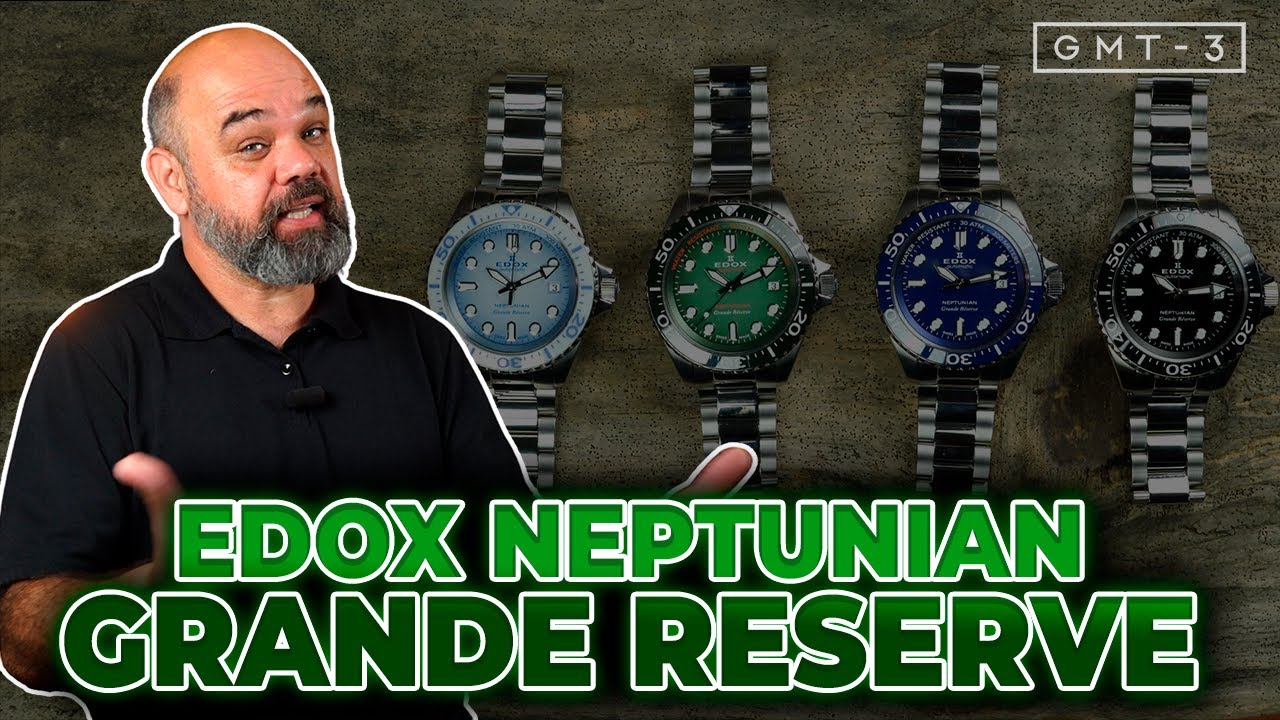 Confira o EDOX NEPTUNIAN GRANDE RESERVE com o Grande Renan T&aacute;vore da Relojoaria Impala!