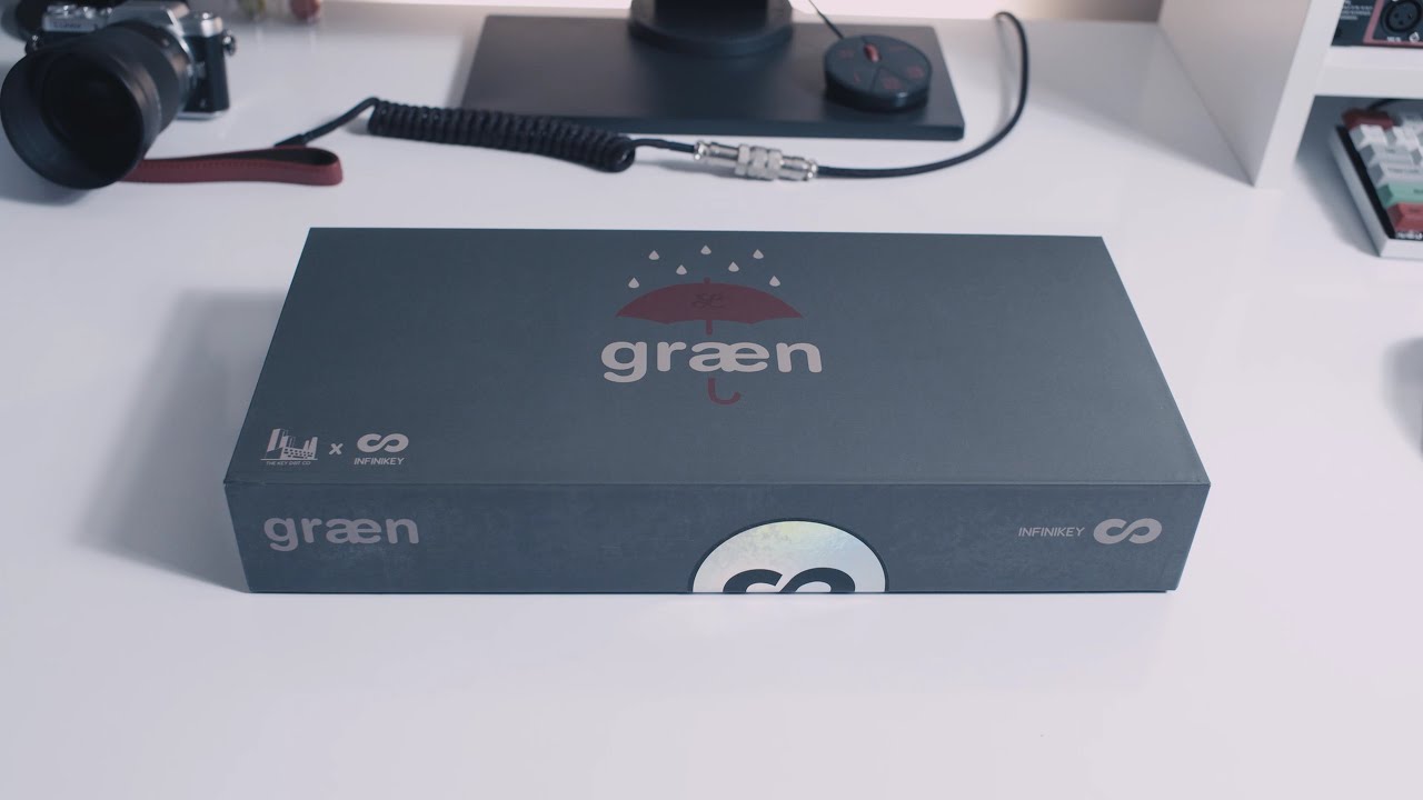 Infinikey PBT Gr&aelig;n Unboxing, Holy Panda Switch Typing Sounds ASMR