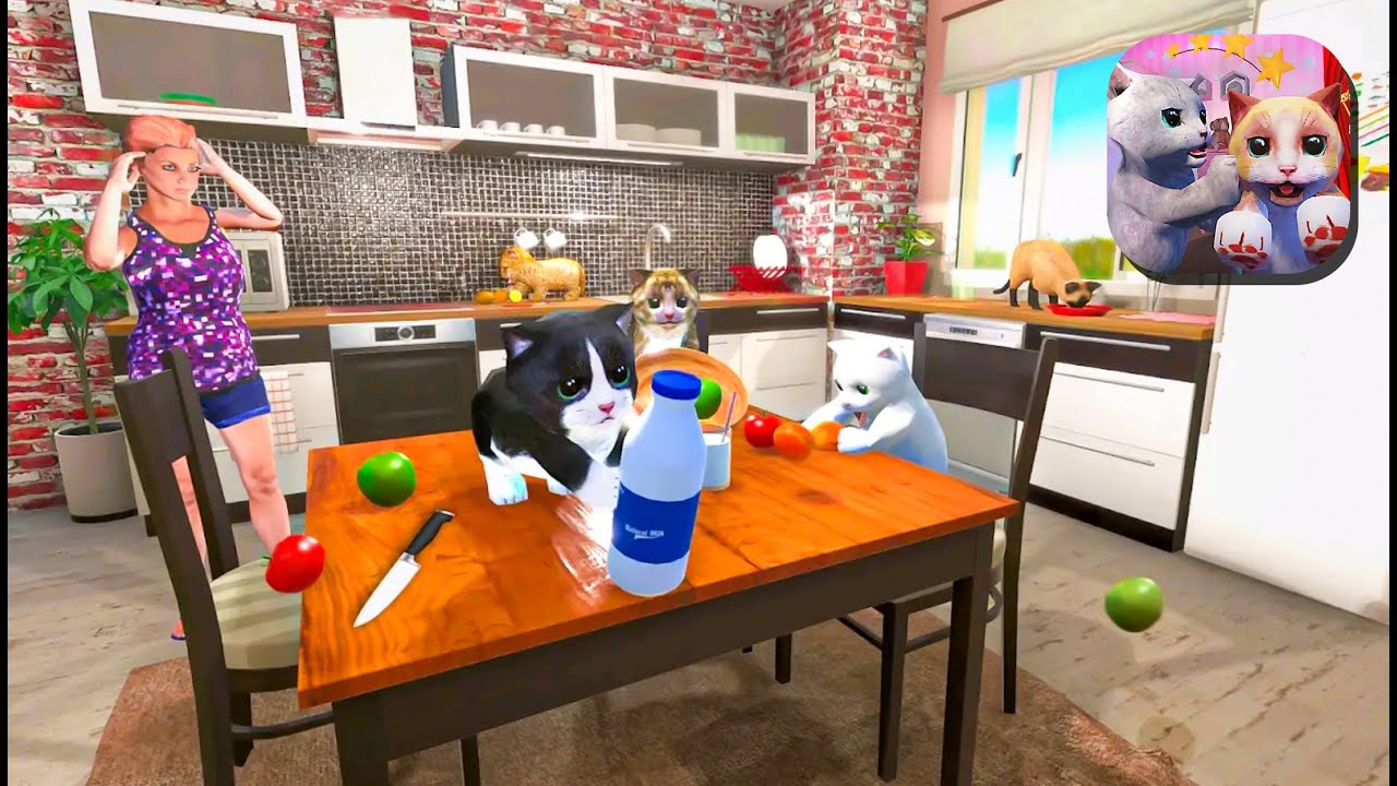 Virtual Cat Simulator - 3D Kitten Simulation - Cat Broke the Things - Gameplay Walkthrough #2
