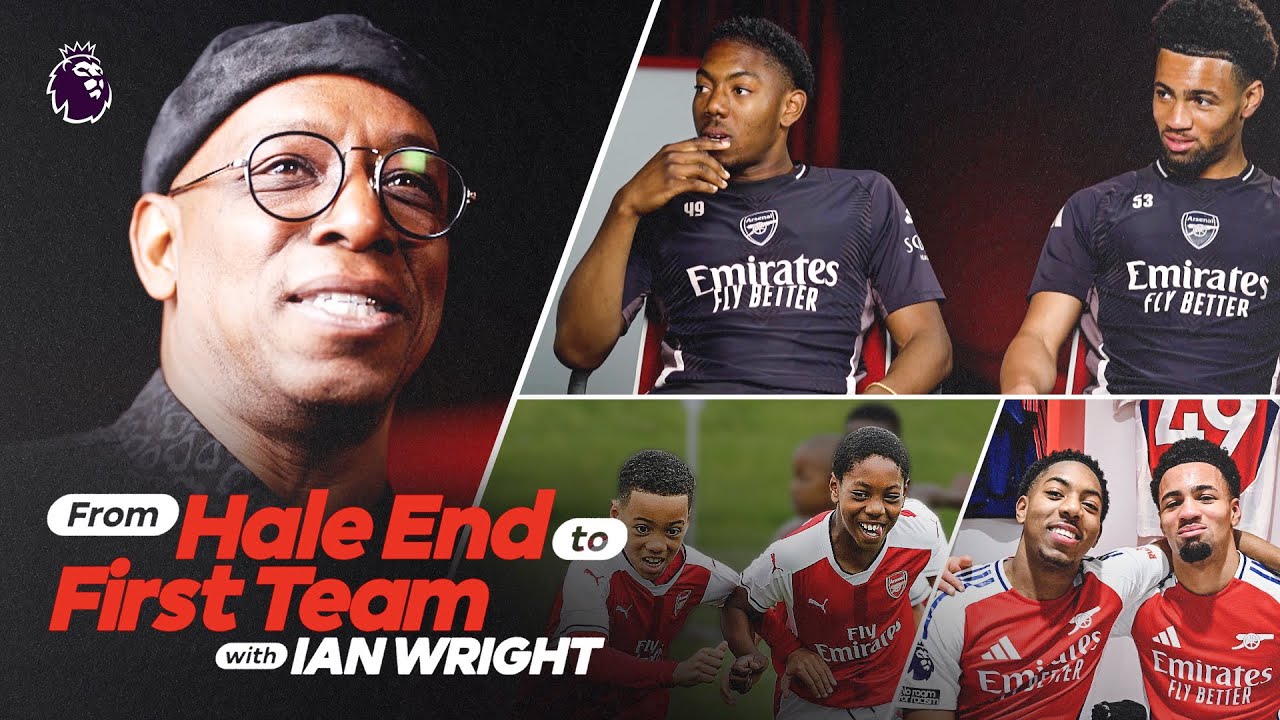 From Arsenal's Academy to the Premier League | Ian Wright meets Lewis-Skelly and Nwaneri!