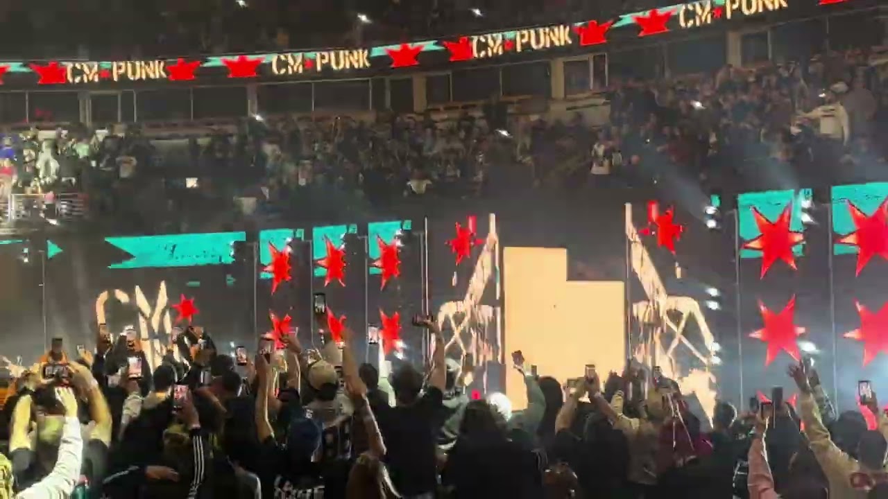 Cm punk bulls themed entrance 🔥🔥