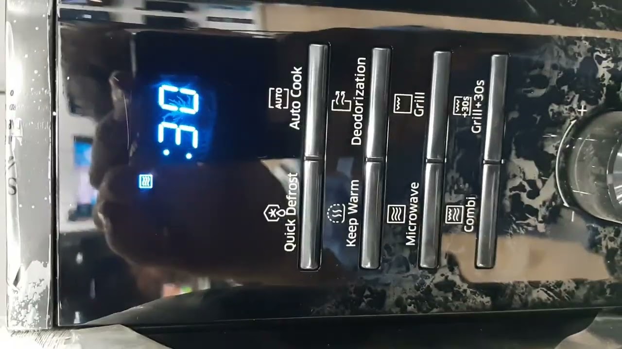 Samsung Grill Microwave Demo and Installation