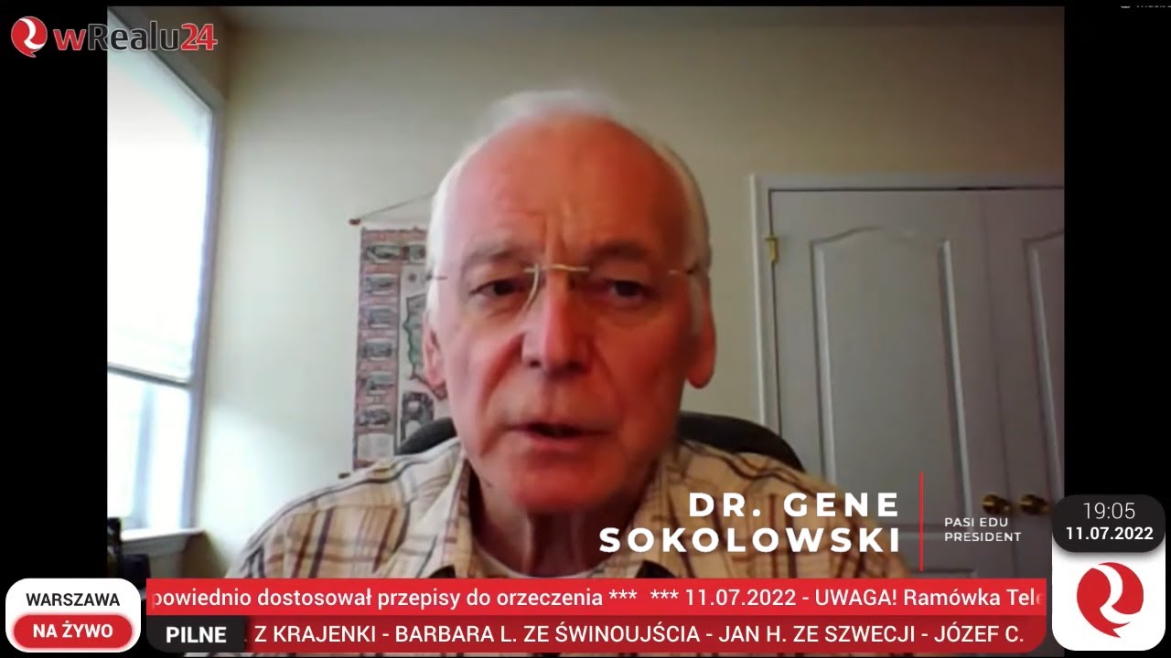Important! Help to repeal WEP&GPO: Dr. Gene Sokolowski in wRealu24