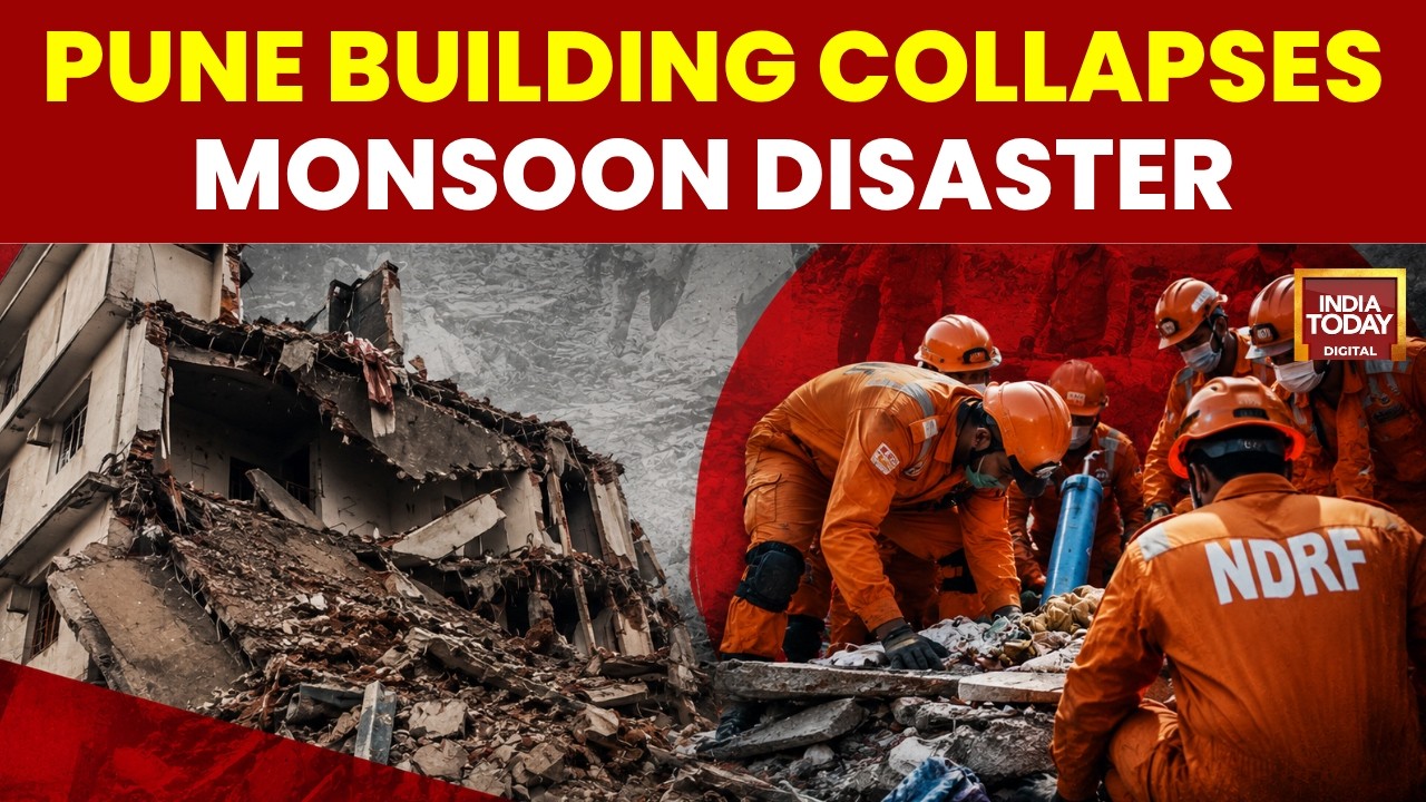 Pune Building Collapse: Rescue On As Several Feared Trapped In Pimpri Chinchwad