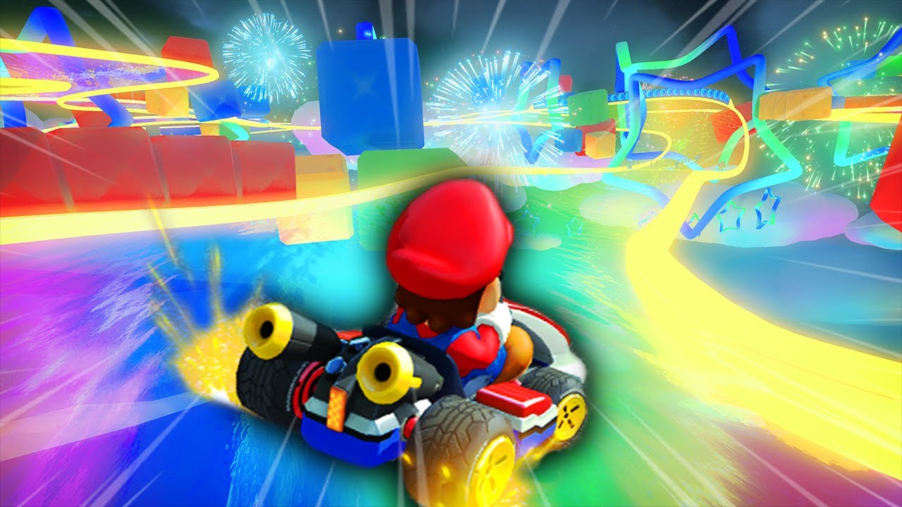 Amazing FAN MADE Rainbow Road! - 15 NEW Mario Kart Custom Tracks!