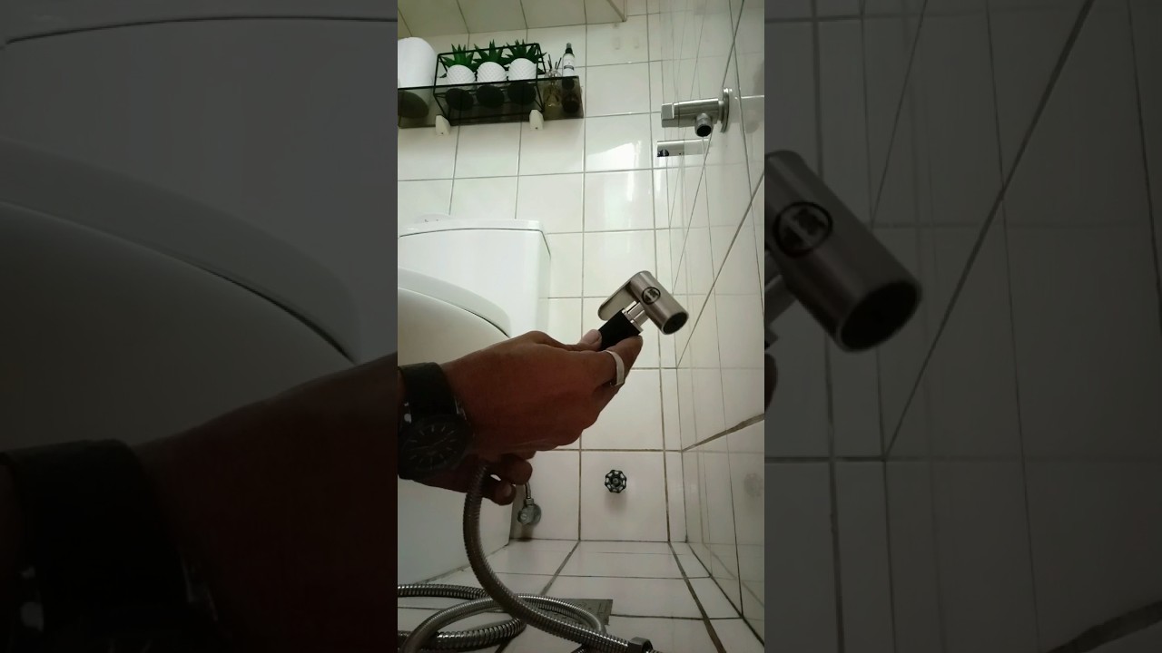 how to install toilet bidet #shorts