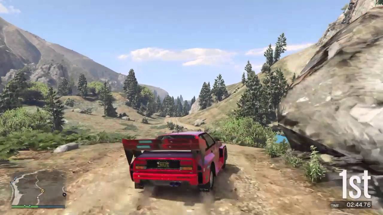 GTA 5 Online | MT. Josiah Rally Race | Run though