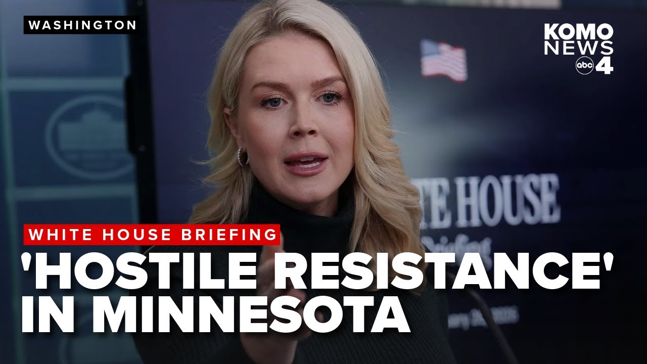Karoline Leavitt speaks on Minnesota unrest in wake of fatal shooting of nurse by federal agents