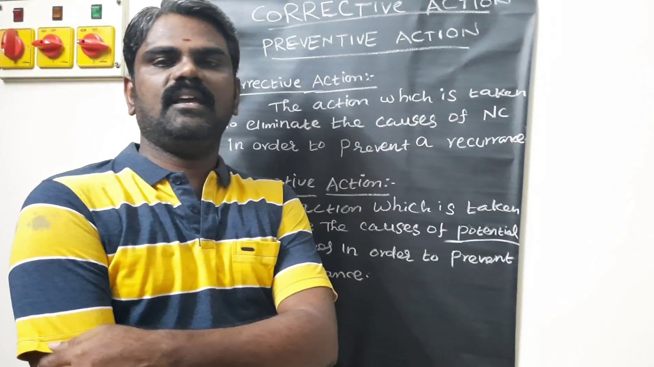Corrective action Vs Preventive action-Explained in tamil |Sri Star Tech