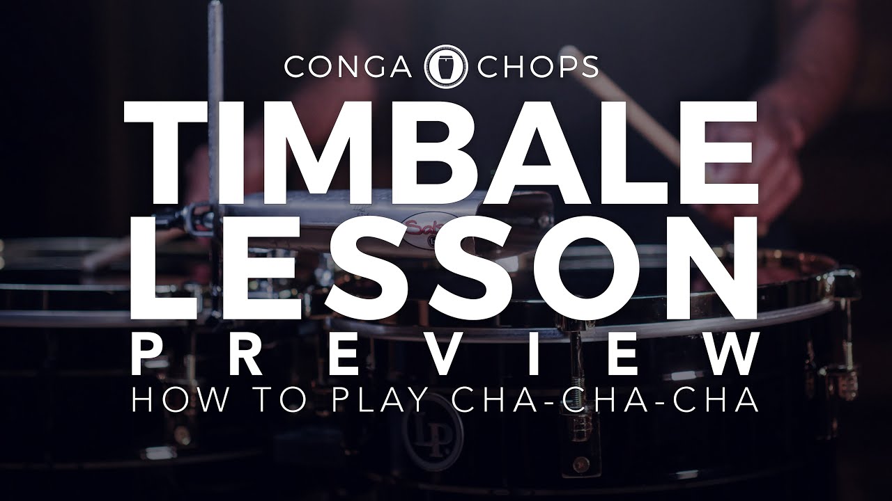 How to Play Cha-Cha-Cha on Timbales // Conga Chops