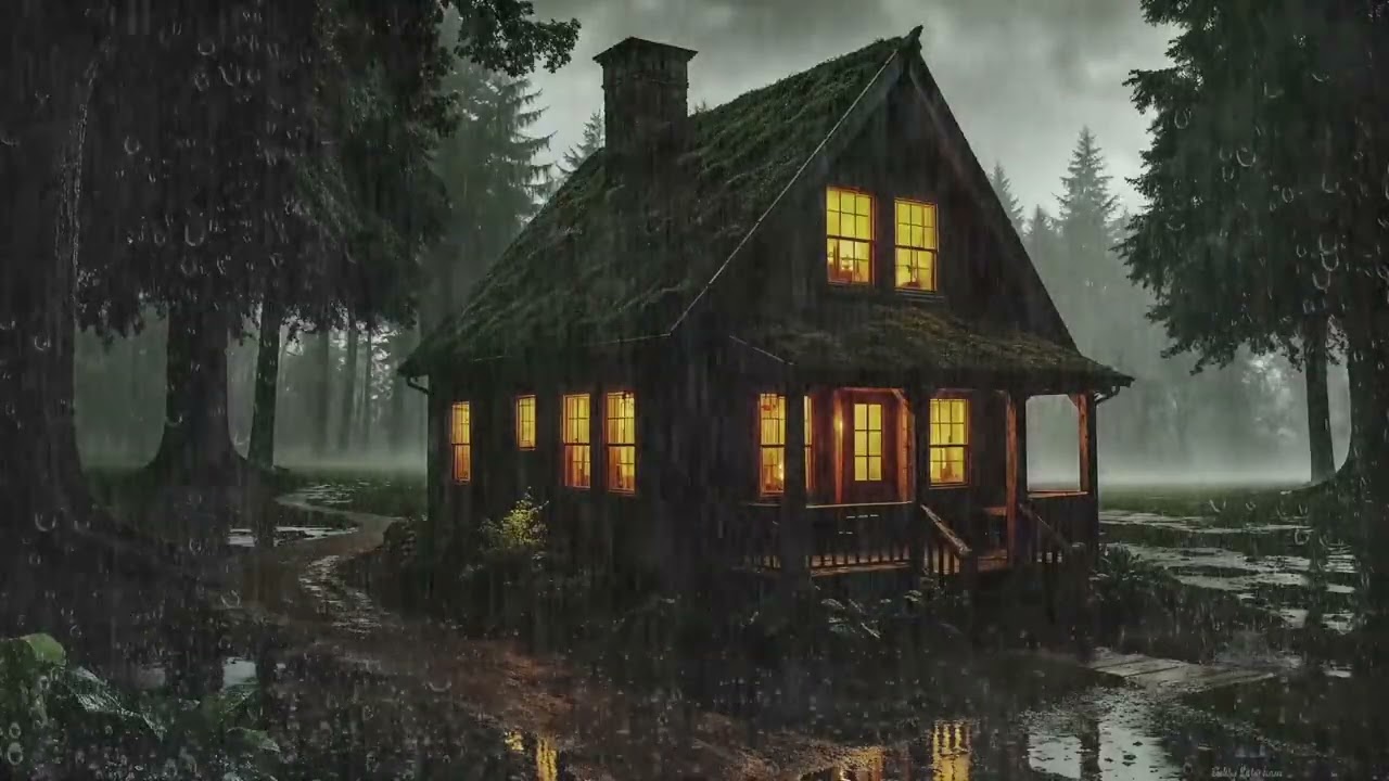 Continuous Night Rain | 3 Hours