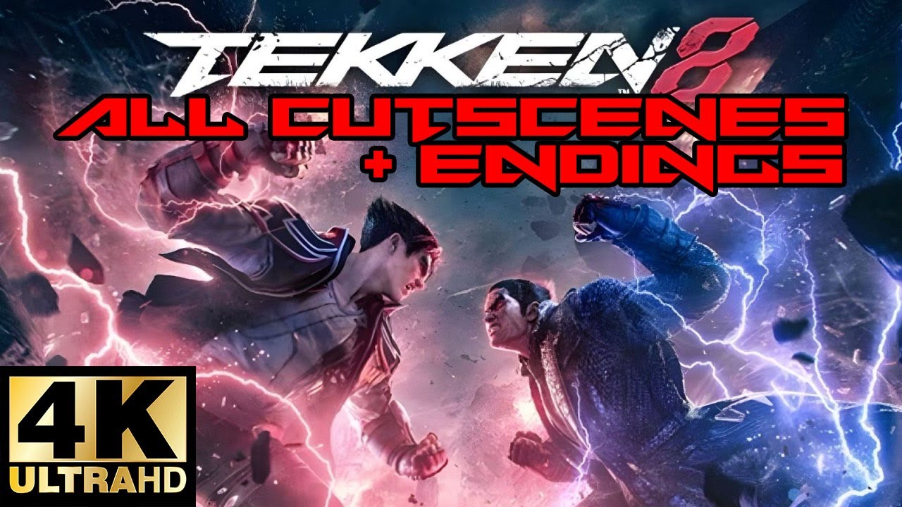 TeKKeN 8: All Movie Cutscenes + Endings [4K]