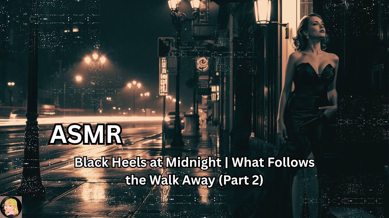 ASMR🖤👠 Black Heels at Midnight | What Follows the Walk Away (Part 2) 🌙✨