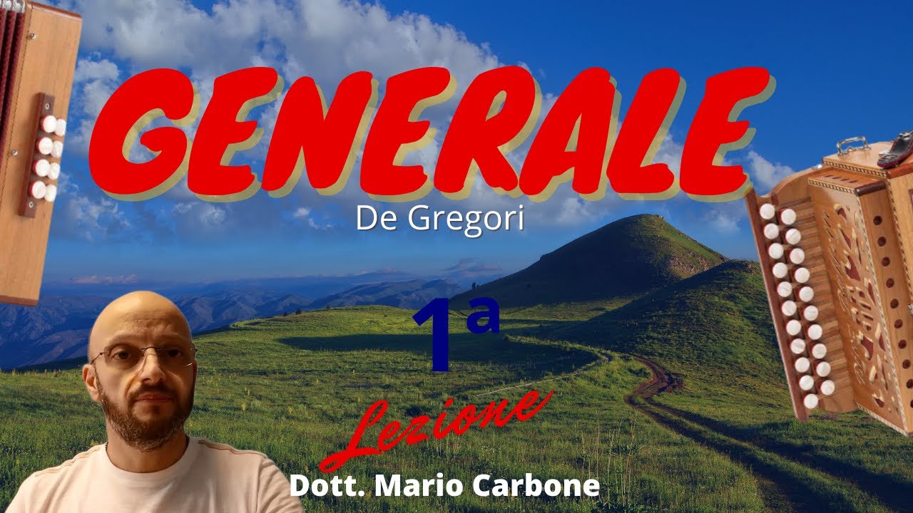 8 bassi - 1a Lezione - GENERALE - De Gregori - Accordion diatonic - organetto