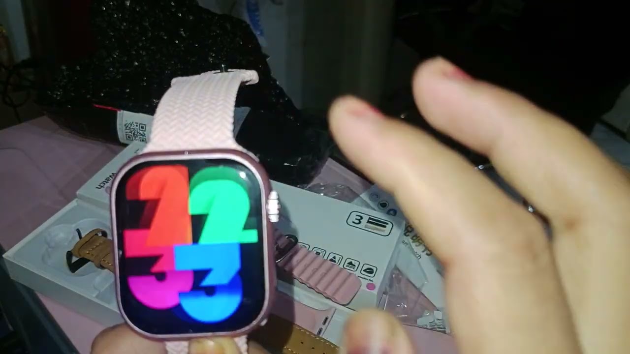 Jam tangan baru ibok. Smartwatch pinky#2025