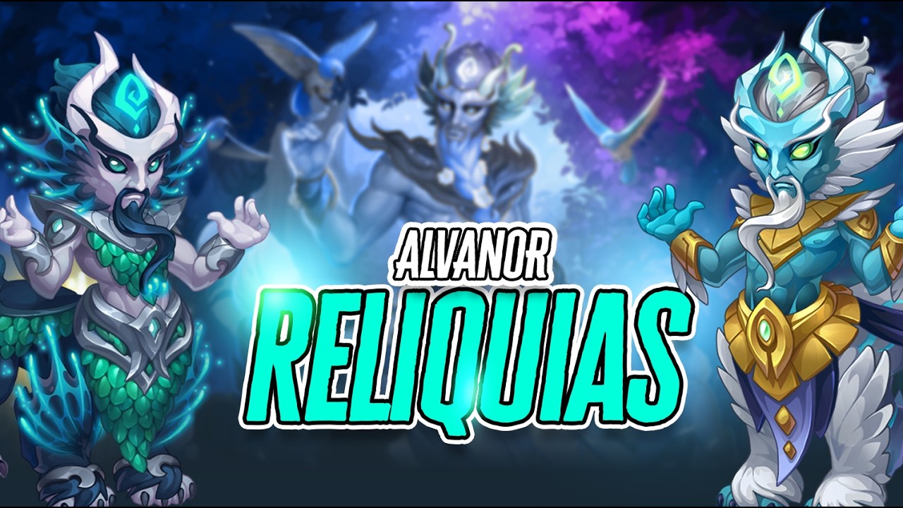 ALVANOR miremos sus Reliquias y Equipos para este HÉROE en HERO WARS