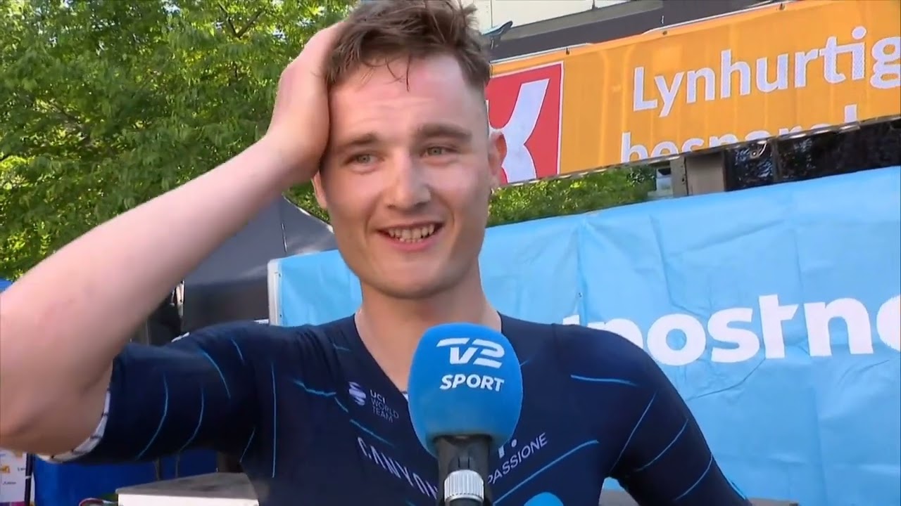 Interview Mathias Norsgaard efter DM enkeltstart 2022 inden Tour de France