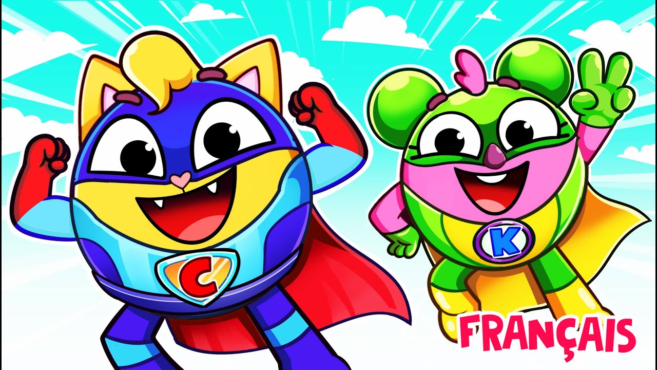 Chanson de super-héros 🤩 Mon ami est un super-héros | Chansons🐱 Et comptines par Baby Zoo Français