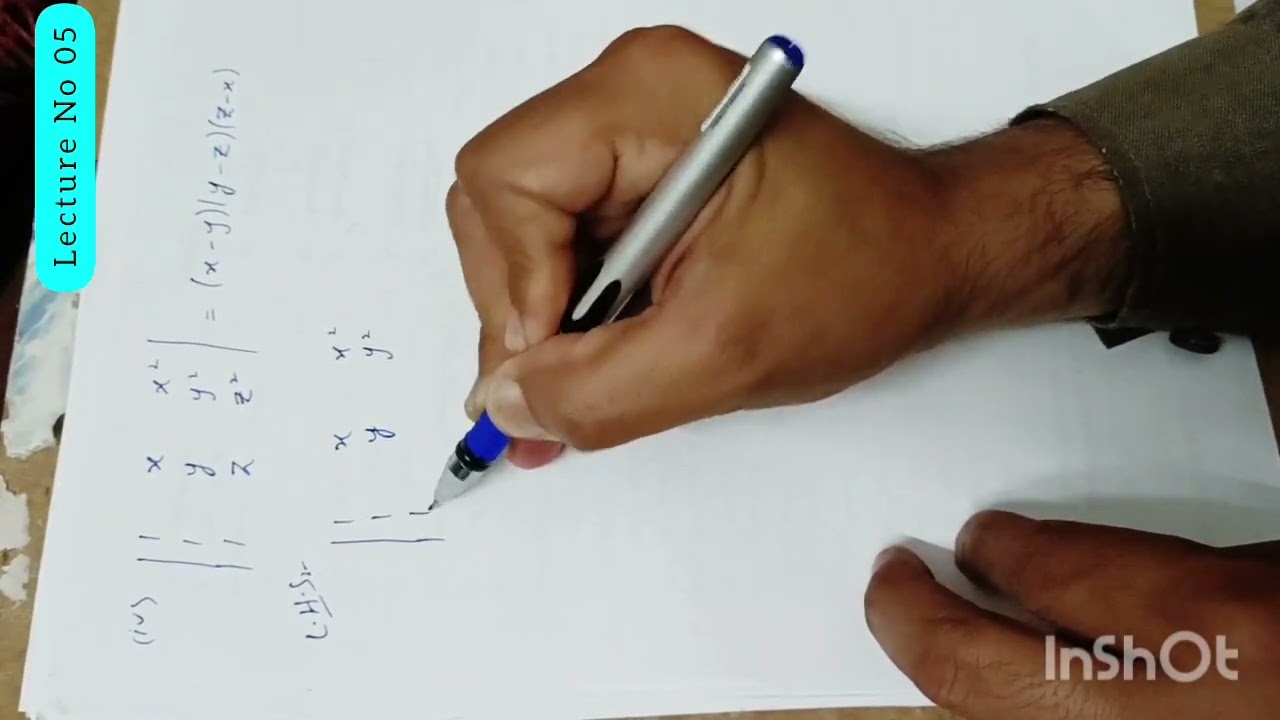 Lecture No 05, 1st year