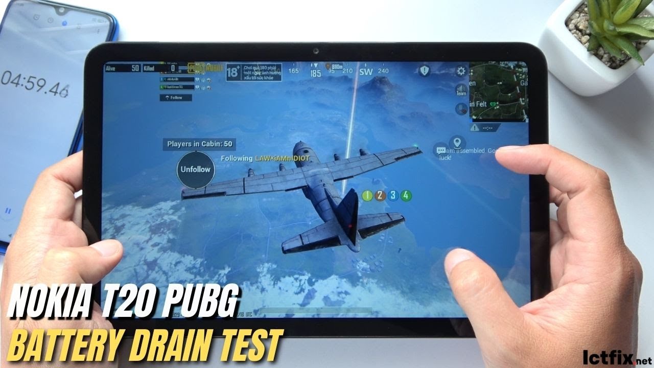 Nokia Tab T20 PUBG Mobile Gaming Test | Unisoc T610, 4GB RAM